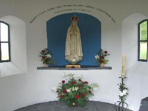  Fatimamadonna in der  Kapelle am Steinhaus